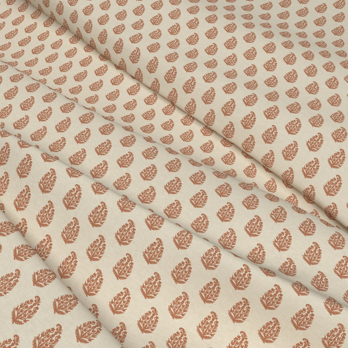 Indira - Rust - Pure Edit Fabric