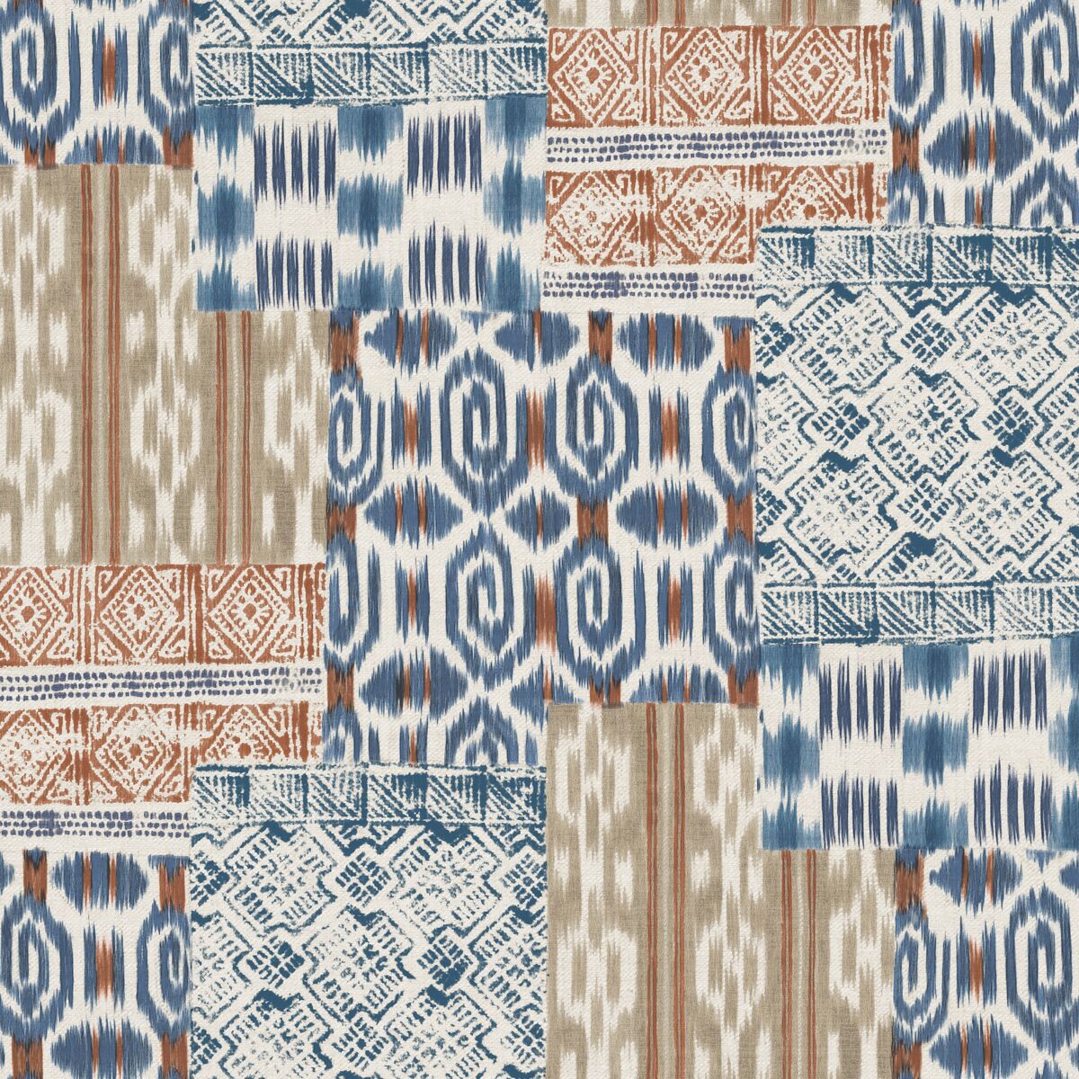 Kantha - Indigo - Pure Edit Fabric