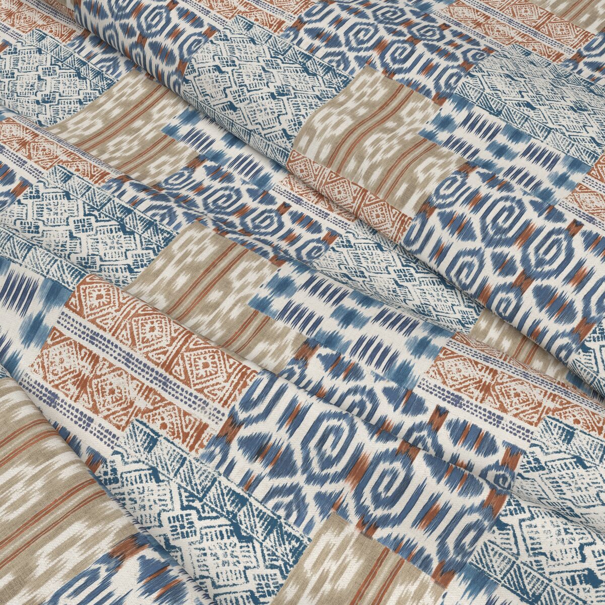 Kantha - Indigo - Pure Edit Fabric