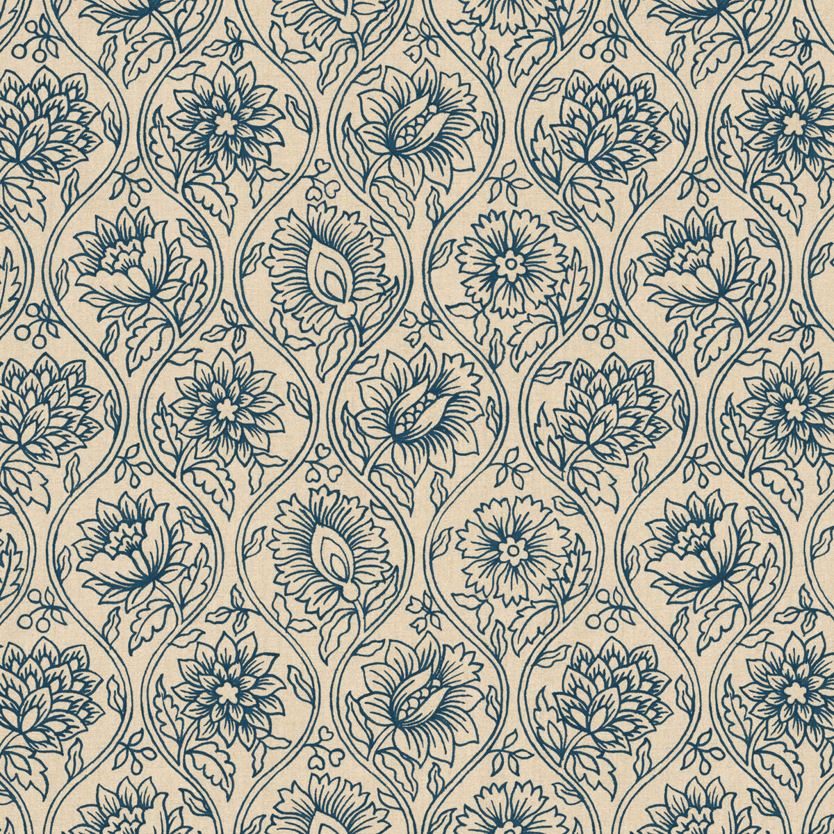 Lotus - Midnight - Pure Edit Fabric