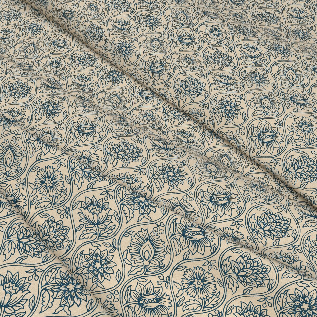Lotus - Midnight - Pure Edit Fabric
