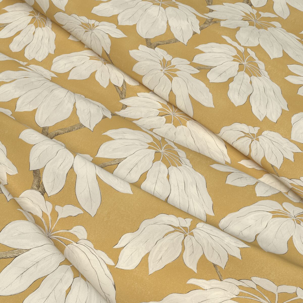 Pondicherry - Saffron - Pure Edit Fabric