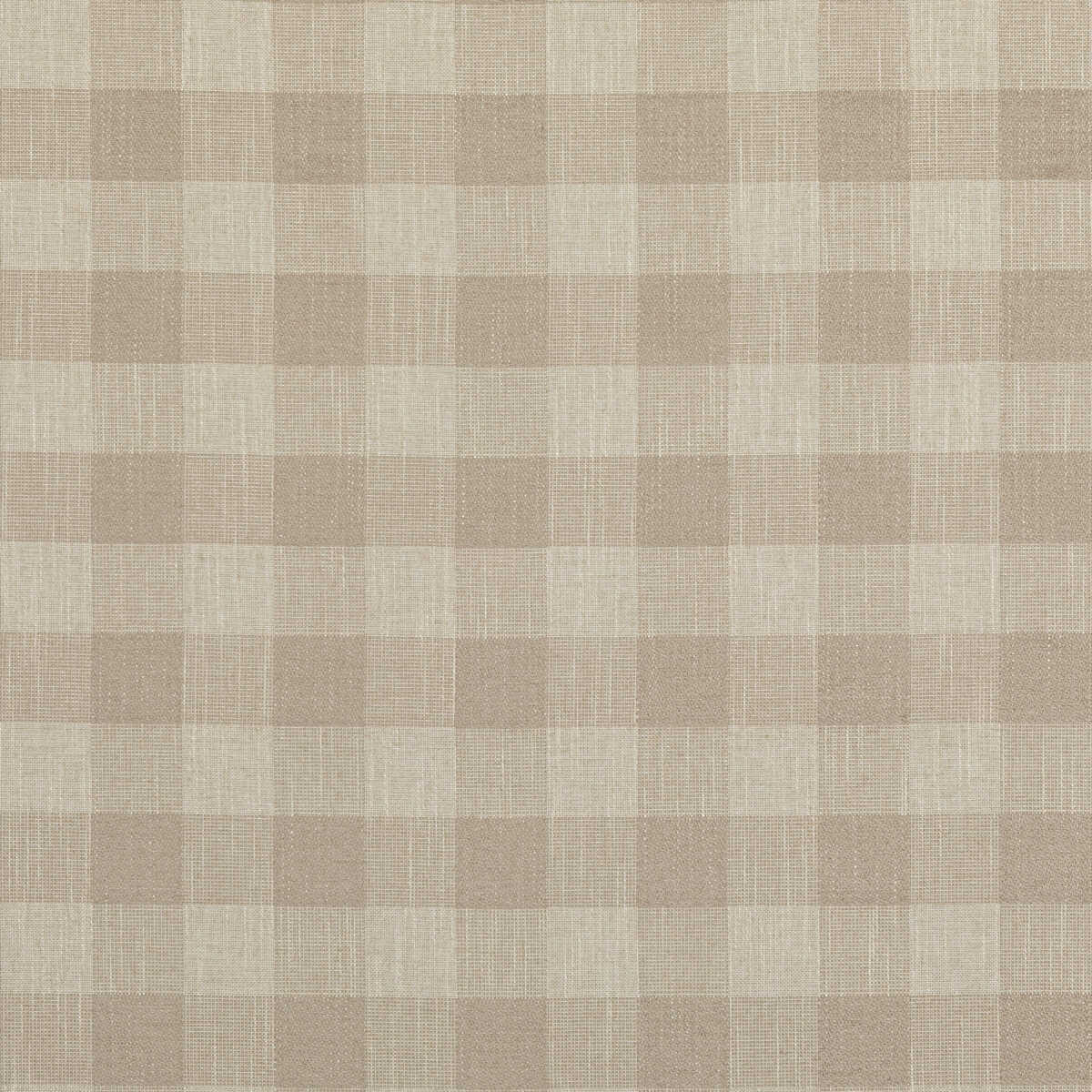 Block Check - Stone - BAKER LIFESTYLE Fabric