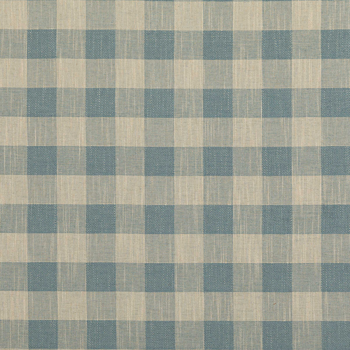 Block Check - Soft Blue - BAKER LIFESTYLE Fabric