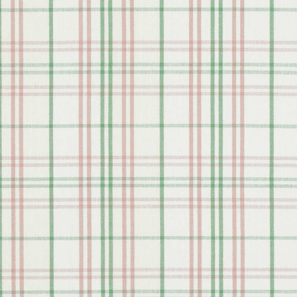 Purbeck Check - Pink/Green - BAKER LIFESTYLE Fabric