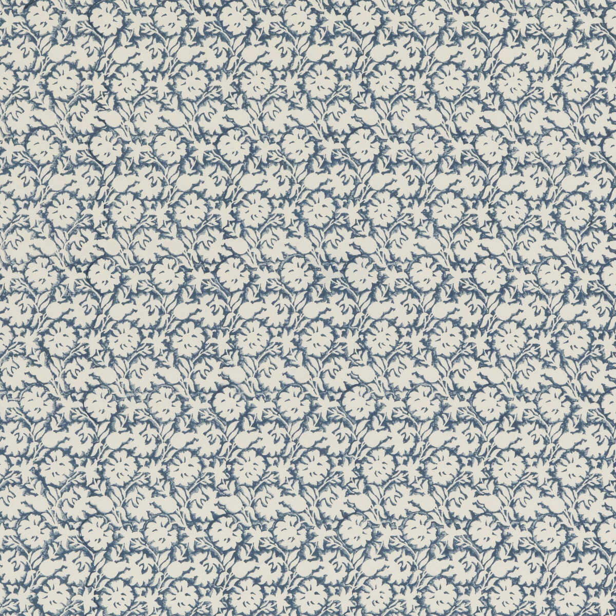 Flower Press - Indigo - BAKER LIFESTYLE Fabric