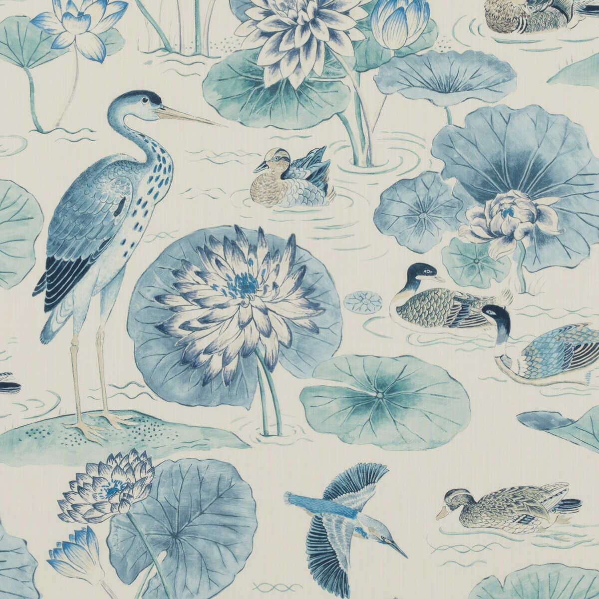 Ellingham - Blue - BAKER LIFESTYLE Fabric