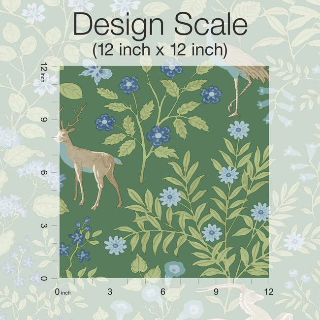 woodland-floral-premium-peel-stick-wallpaper-meadow-green-york-wallcoverings-psw1437rl