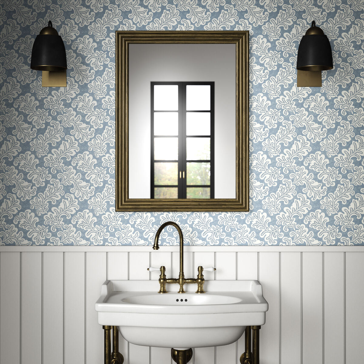 Odila Wp - Denim - Pure Edit Wallpaper