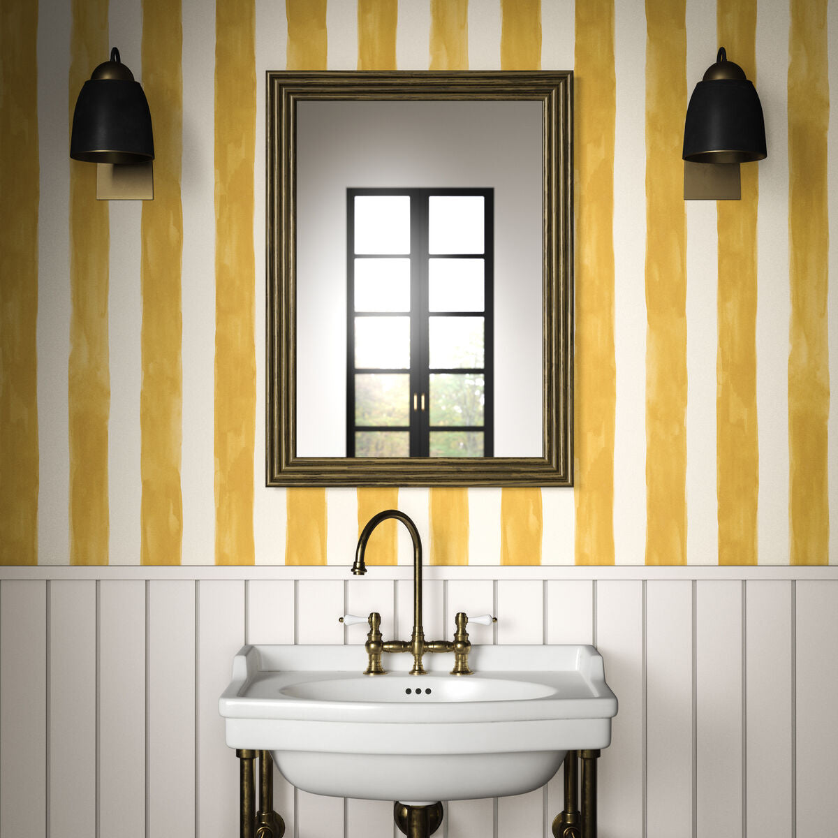 Tassa Grande Wp - Gold - Pure Edit Wallpaper