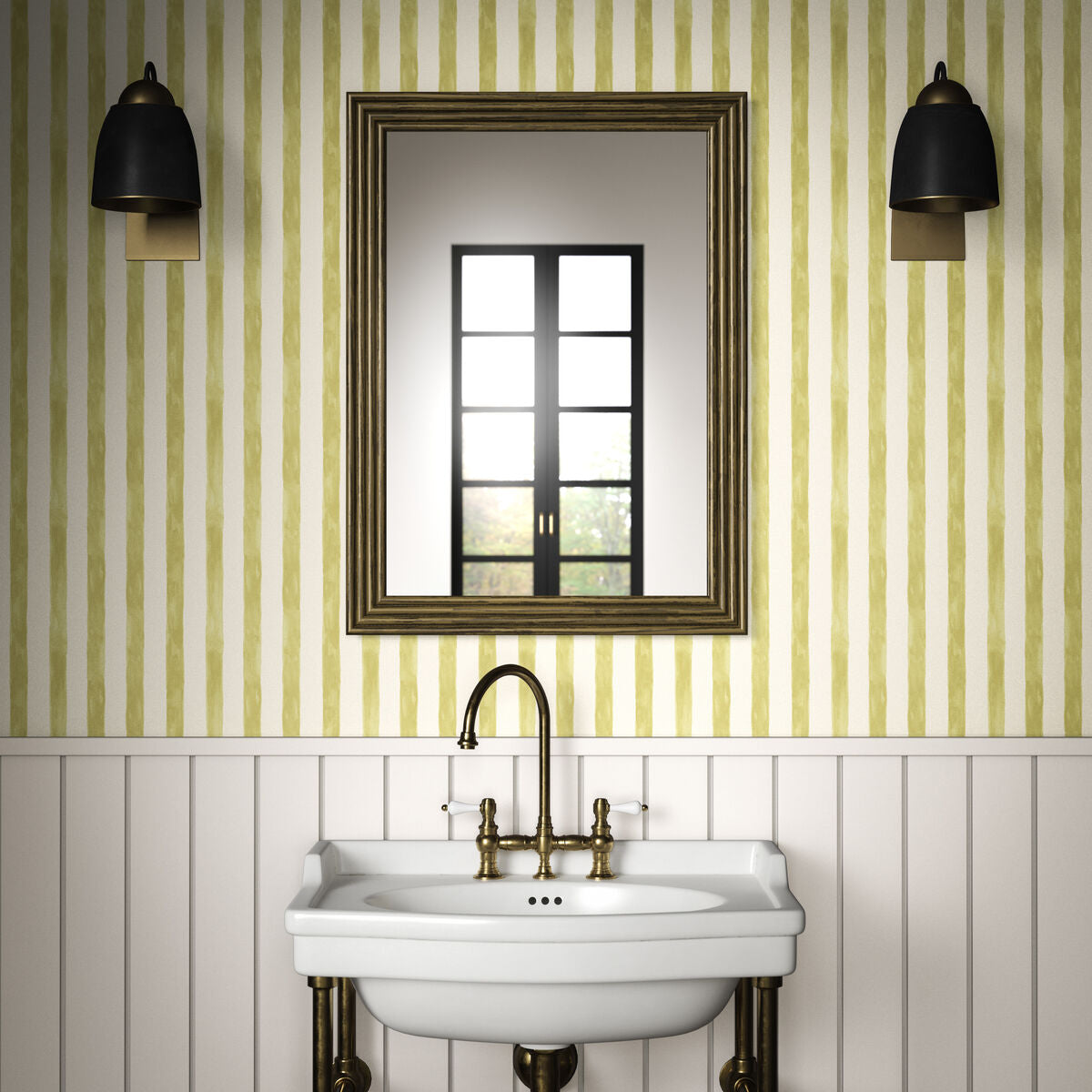 Tassa Petite Wp - Asparagus - Pure Edit Wallpaper