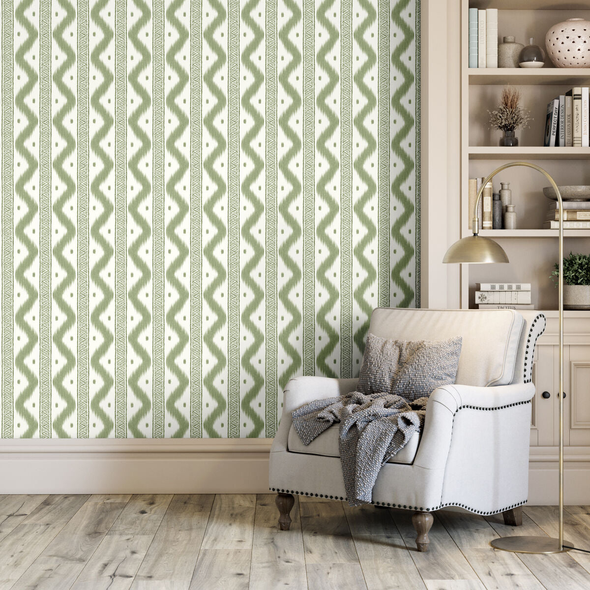 Zena Wp - Fennel - Pure Edit Wallpaper