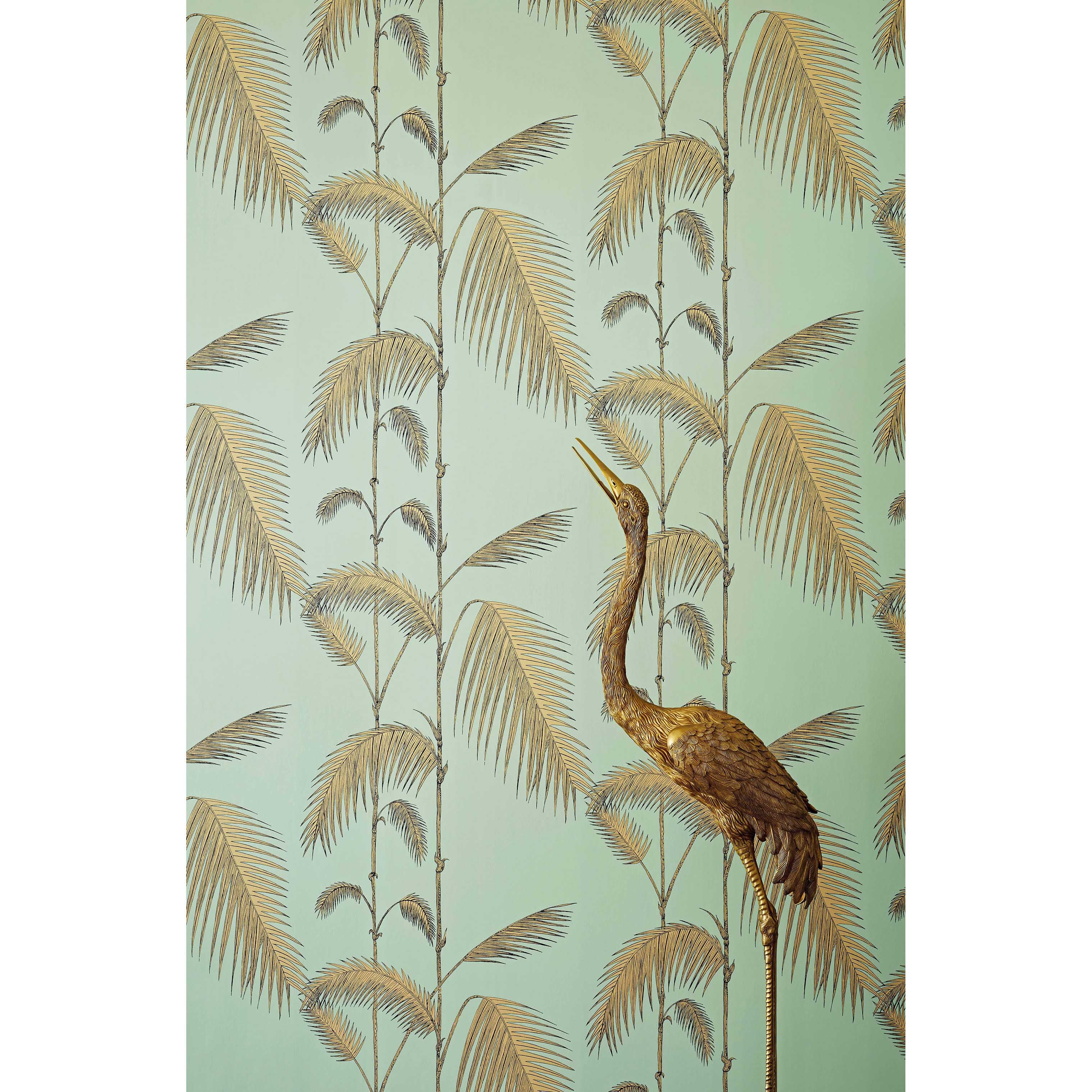 Palm Leaves - Mint/Yellow - Cole & Son Wallpaper