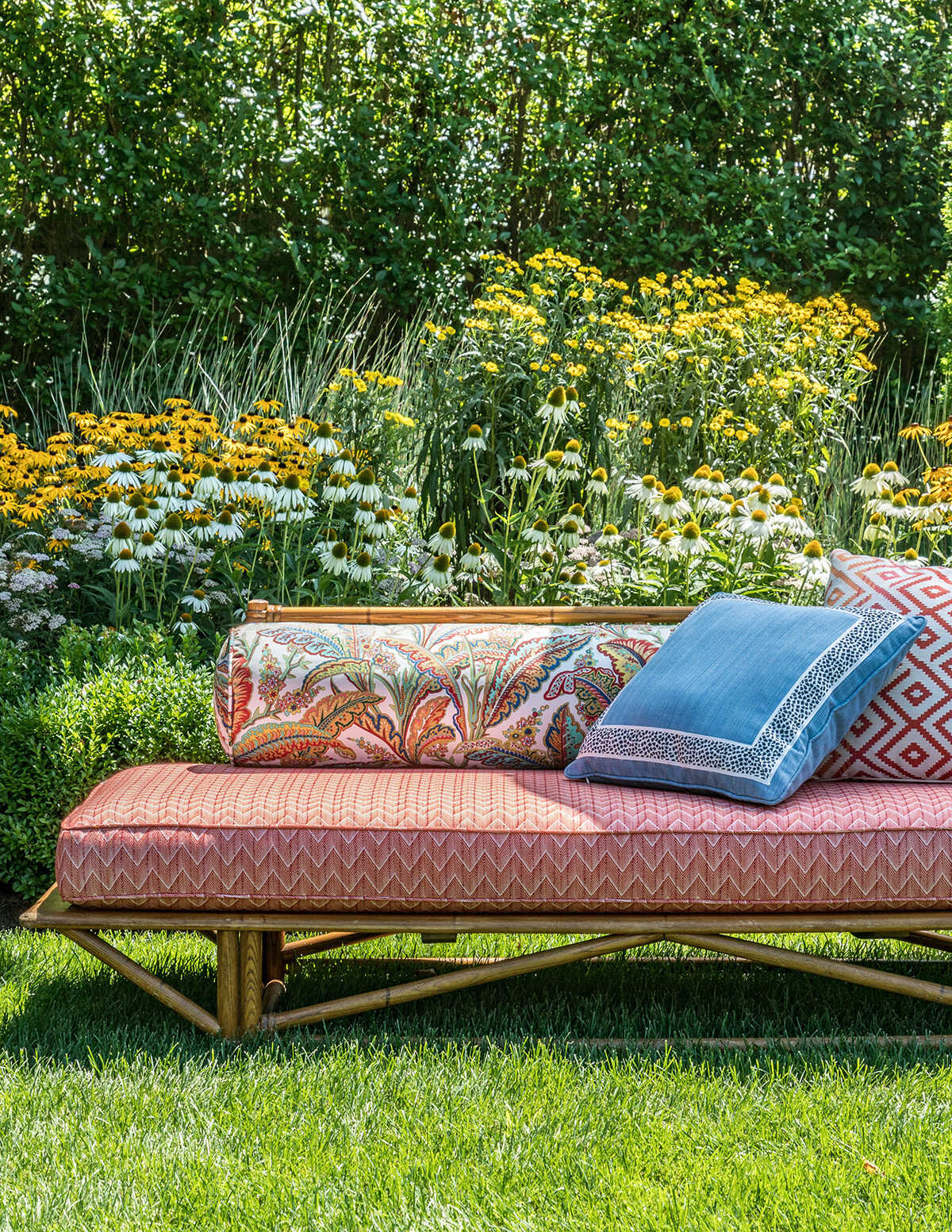Paloma Woven - Marine - BRUNSCHWIG & FILS Tela