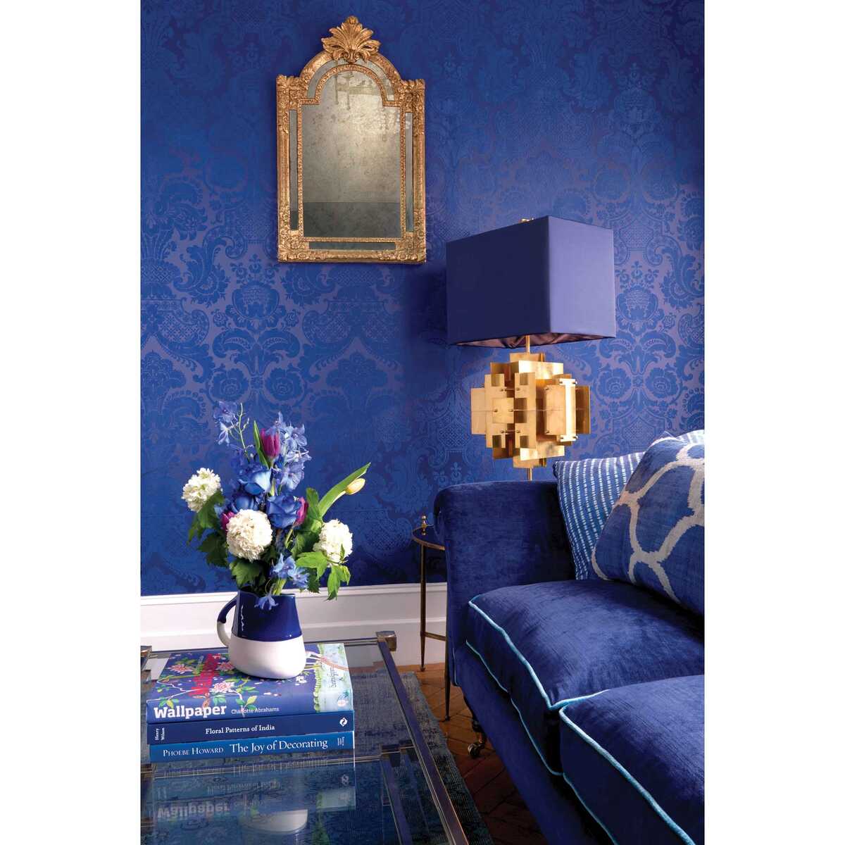 Petrouchka - Blue - COLE & SON Wallpaper