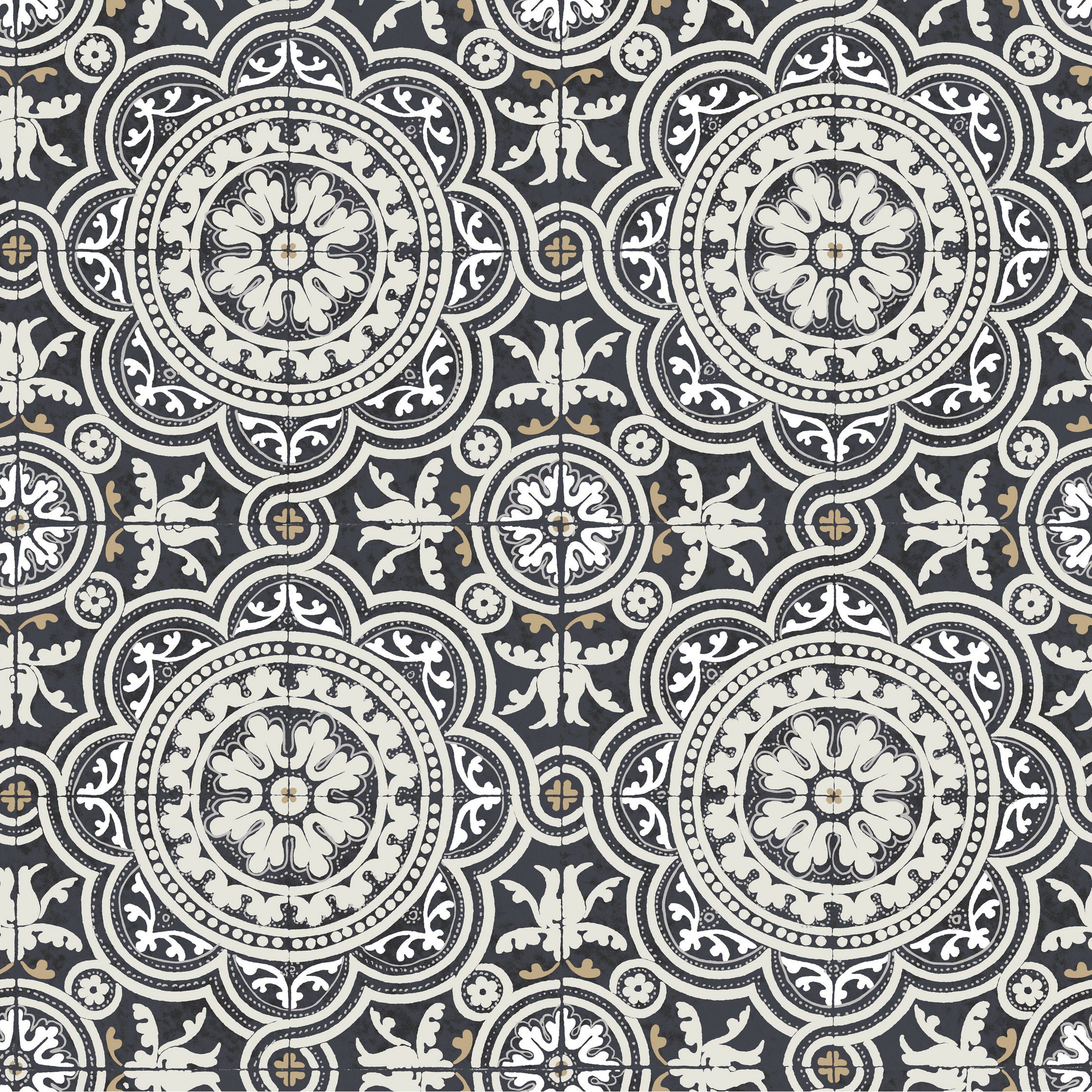 Piccadilly - Black And White - Cole & Son Wallpaper