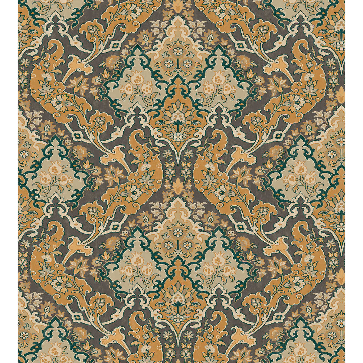 Pushkin - Ginger & Charcaol - COLE & SON Papel pintado