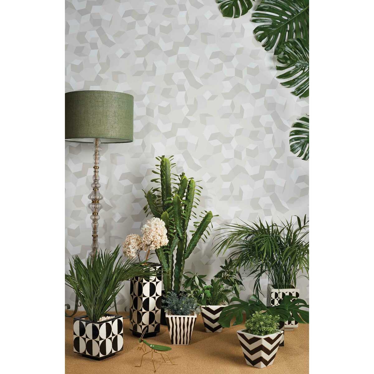 Puzzle - White On White - COLE & SON Wallpaper