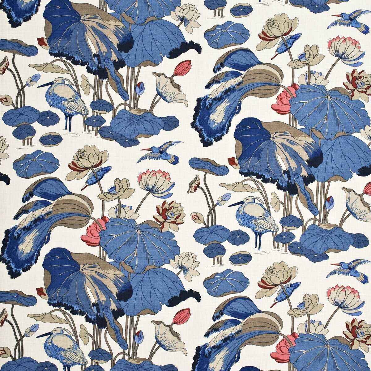 Nympheus-Linen-Indigo-Marine-Linen-G-P-J-Baker-Fabric