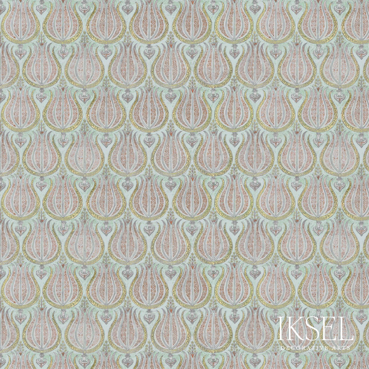 PLUMP-TULIPS-ORIGINAL-SCHUMACHER-RF211CS01 - Schumacher Fabric
