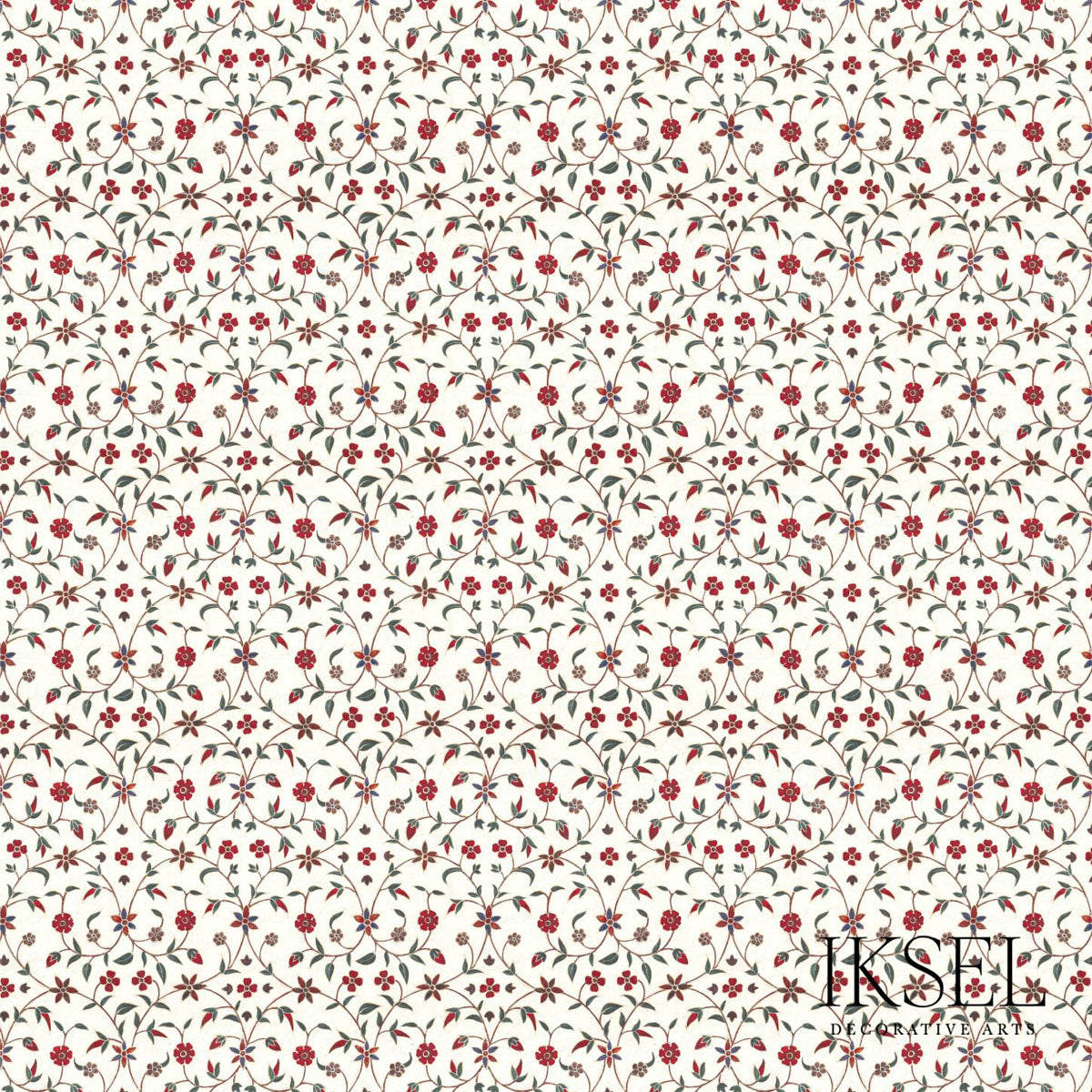 INDIAN-ARABESQUE-ORIGINAL-SCHUMACHER-RF303CS01 - Schumacher Fabric