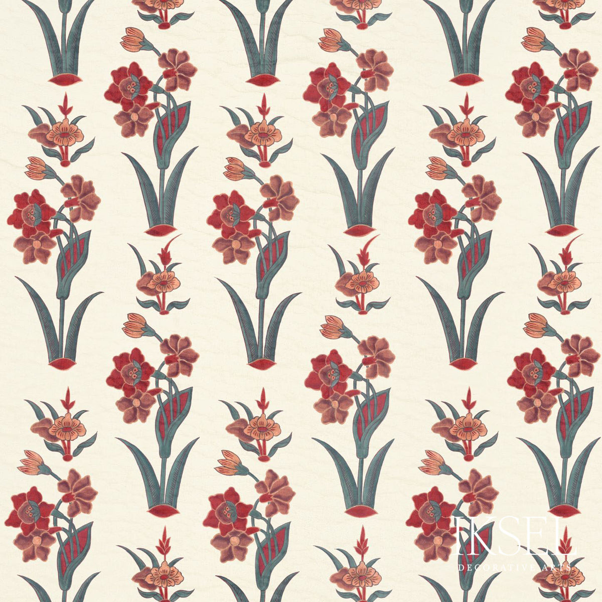 LARGE-BOTEH-ORIGINAL-SCHUMACHER-RF304CS01 - Schumacher Fabric