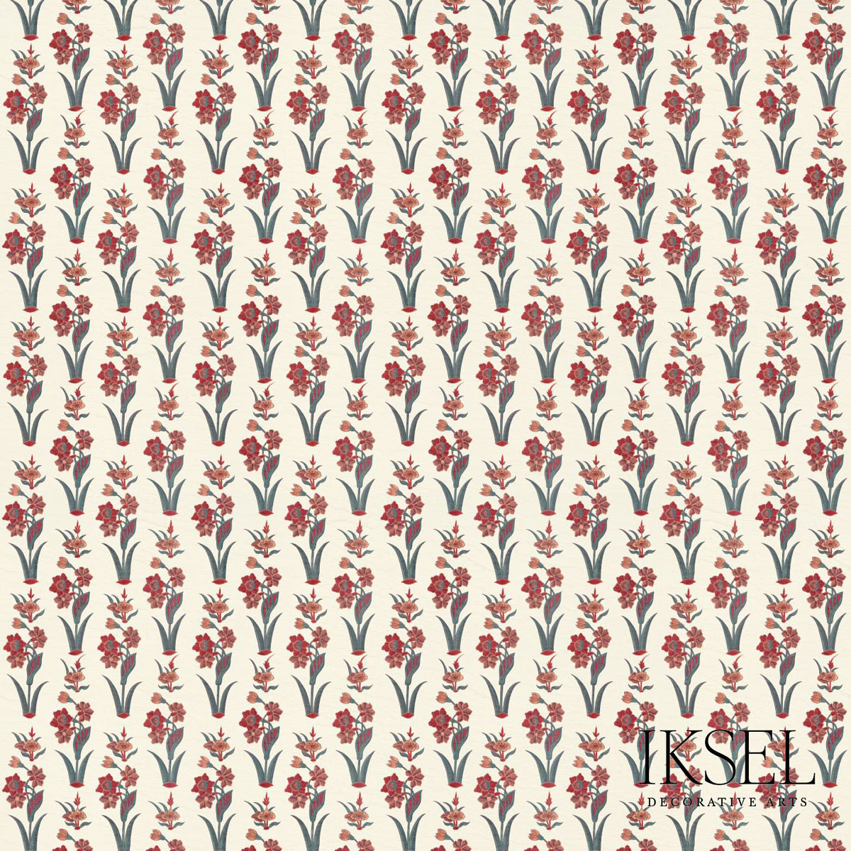 LARGE-BOTEH-ORIGINAL-SCHUMACHER-RF304CS01 - Schumacher Fabric