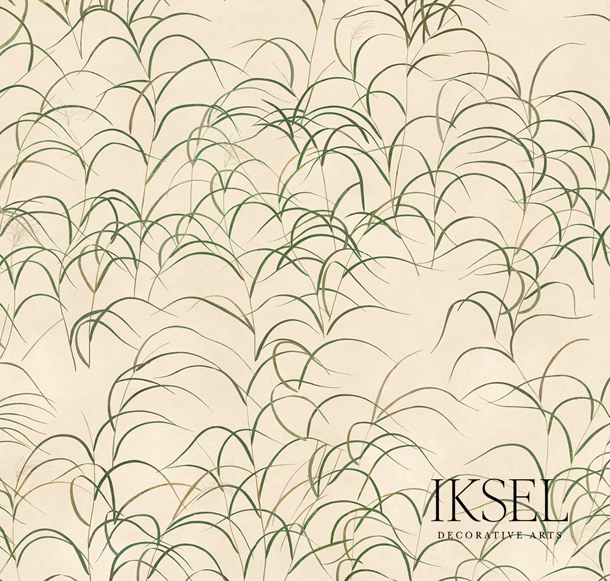 JAPANESE-GRASS-RICE-SCHUMACHER-RF611CS40 - Schumacher Fabric