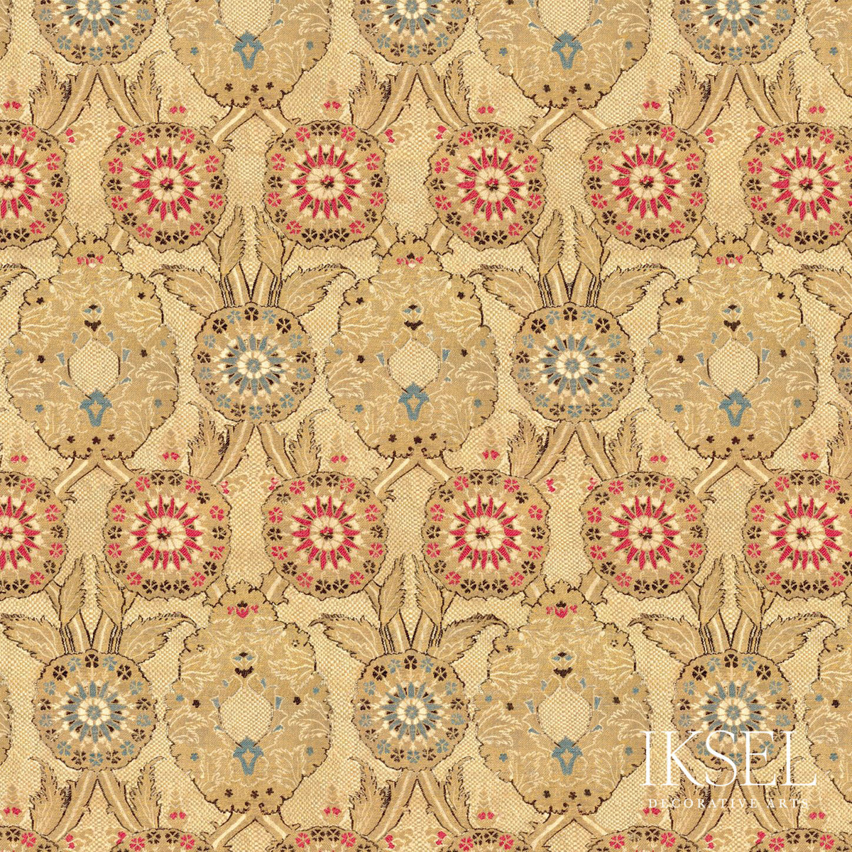 OTTOMAN-TRACERY-ORIGINAL-SCHUMACHER-RF915CS01 - Schumacher Fabric