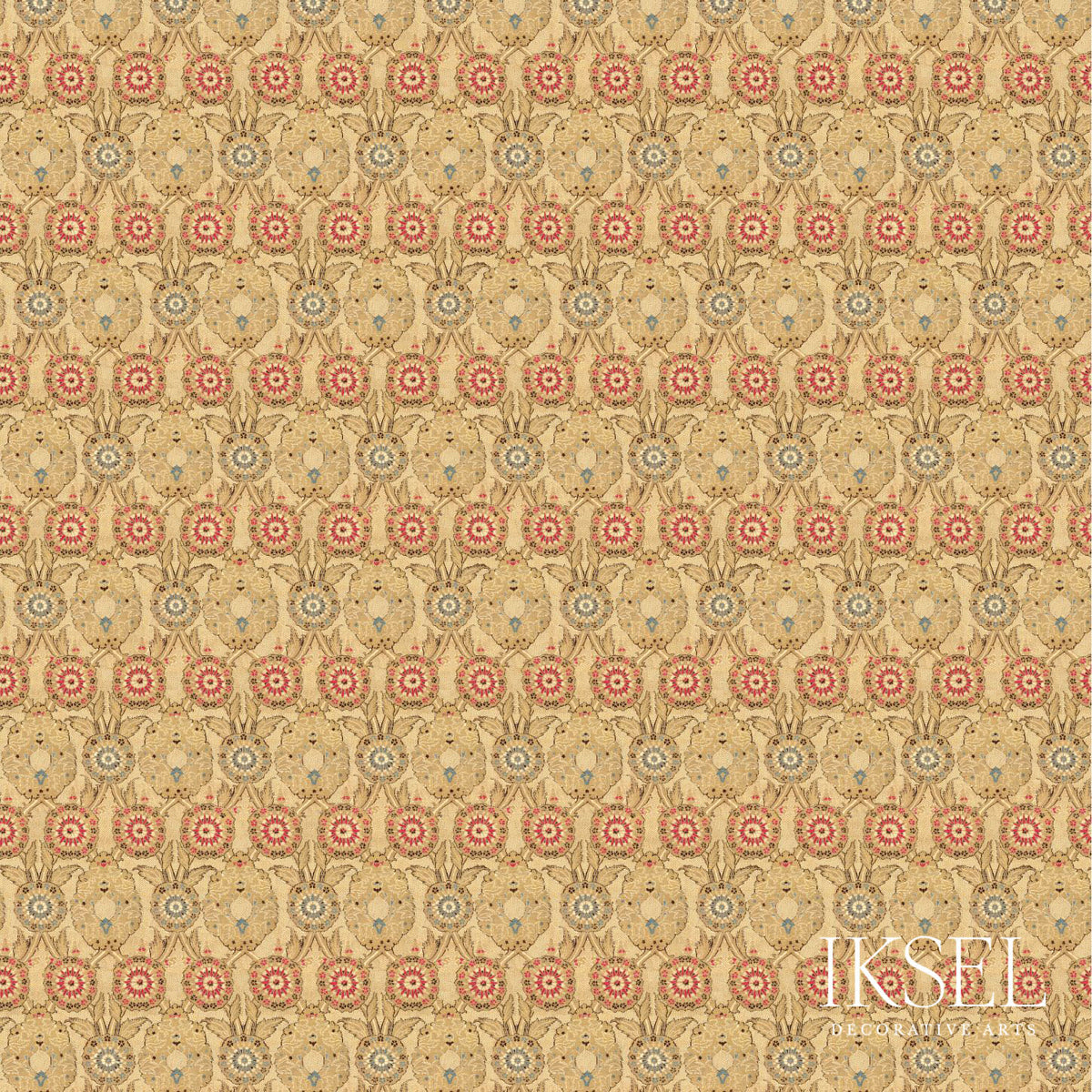 OTTOMAN-TRACERY-ORIGINAL-SCHUMACHER-RF915CS01 - Schumacher Fabric