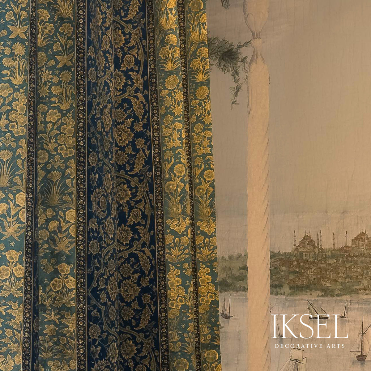 NUR-JAHAN-STRIPE-COTTON-ORIGINAL-SCHUMACHER-RF922ACS01 - Schumacher Fabric