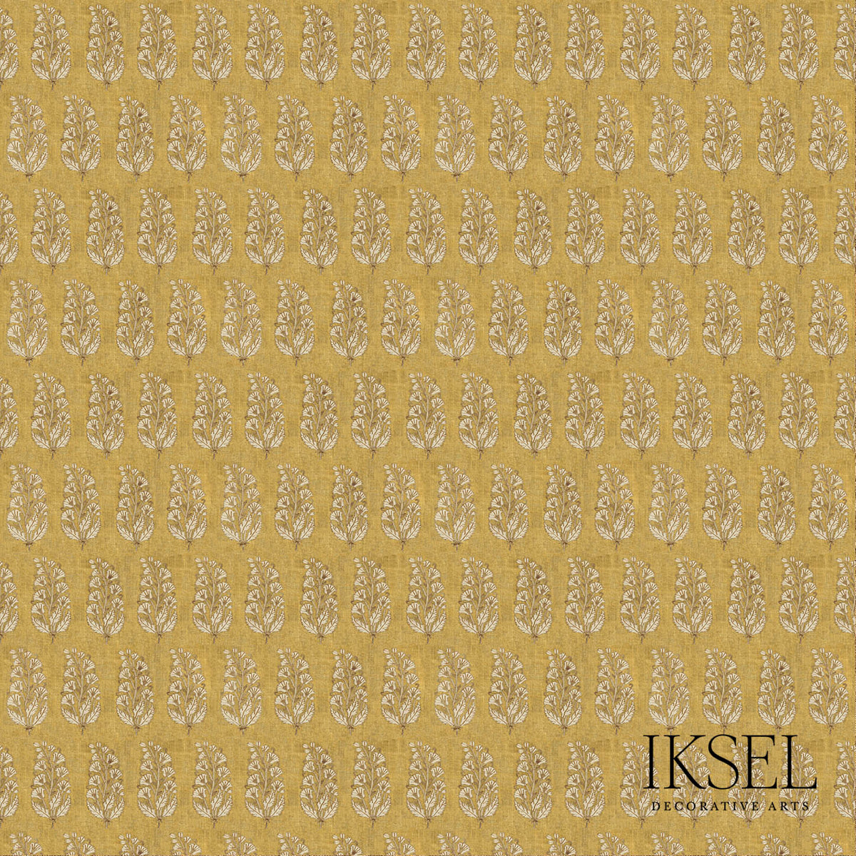 SAFAVID-BOTEH-GOLD-SCHUMACHER-RF927CR71 - Schumacher Fabric