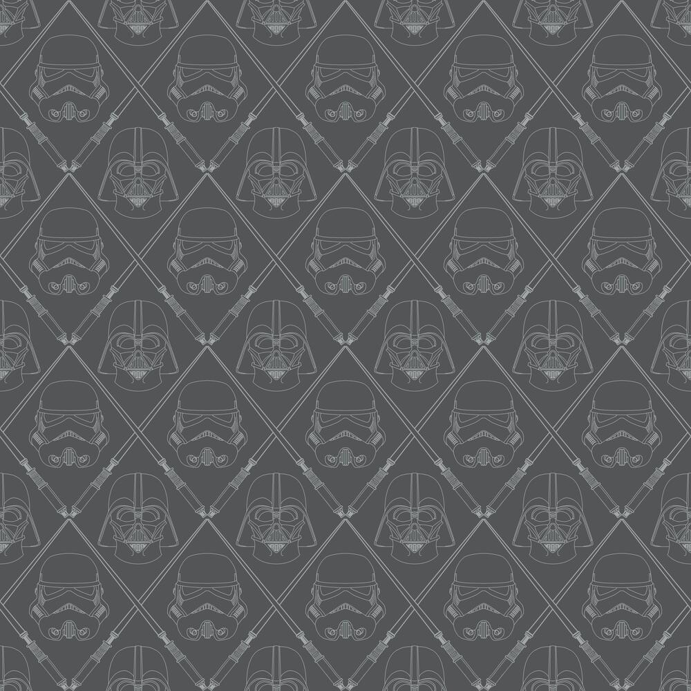 Star Wars Dark Side Peel & Stick Wallpaper - York Wallcoverings - RMK11063WP