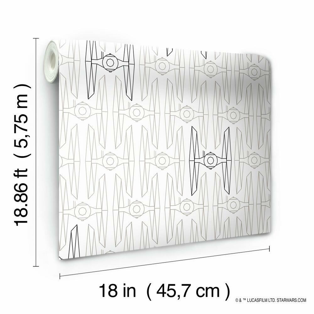 star-wars-tie-fighter-peel-and-stick-wallpaper-white-york-wallcoverings-rmk11783rl
