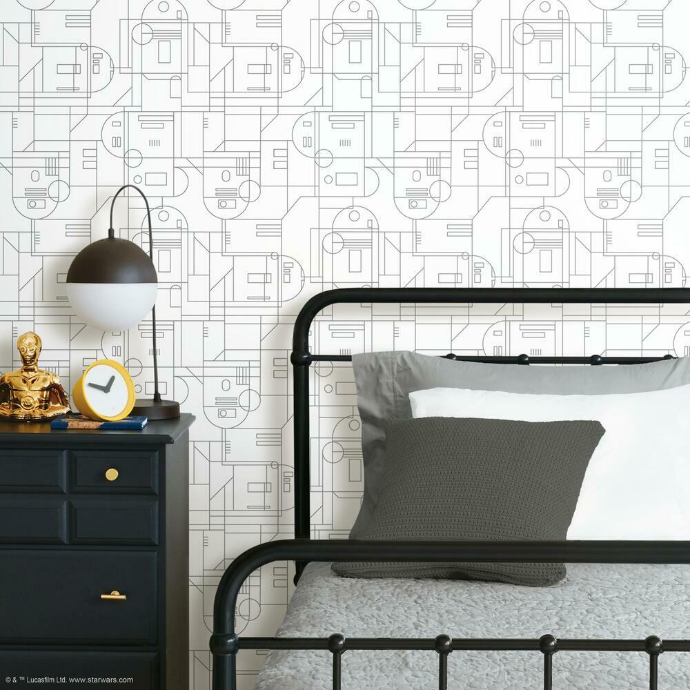 star-wars-r2d2-geometric-peel-and-stick-wallpaper-white-york-wallcoverings-rmk11786rl