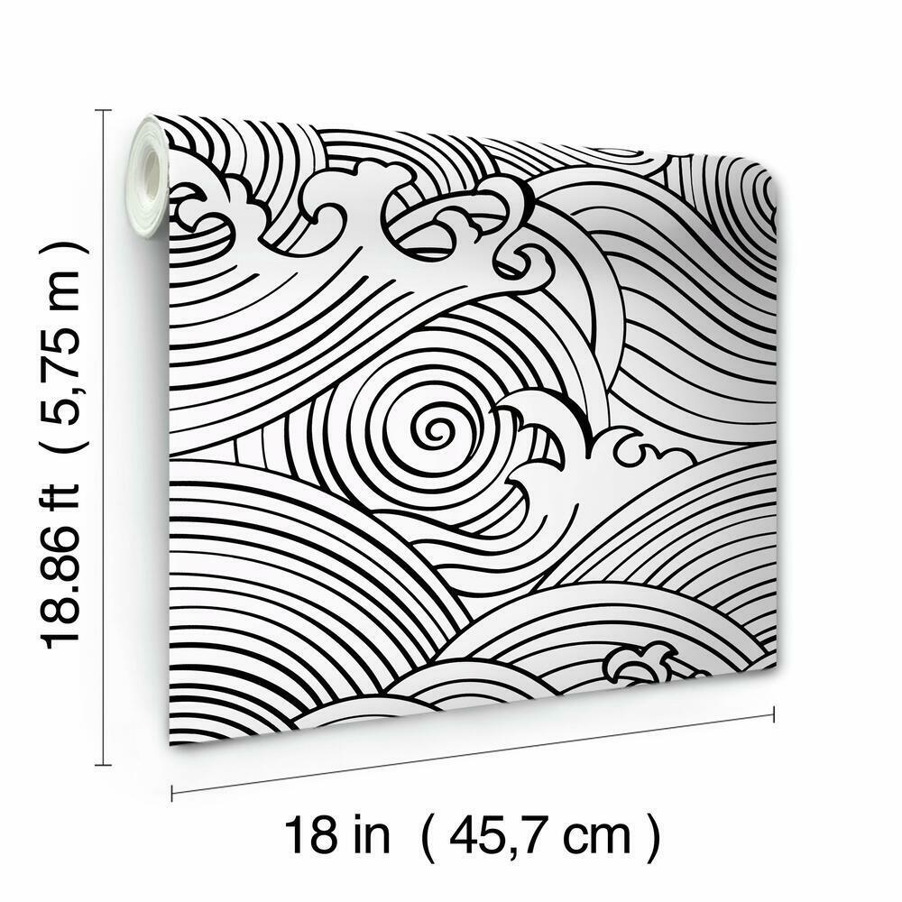 asian-waves-peel-stick-wallpaper-black-york-wallcoverings-rmk11901rl