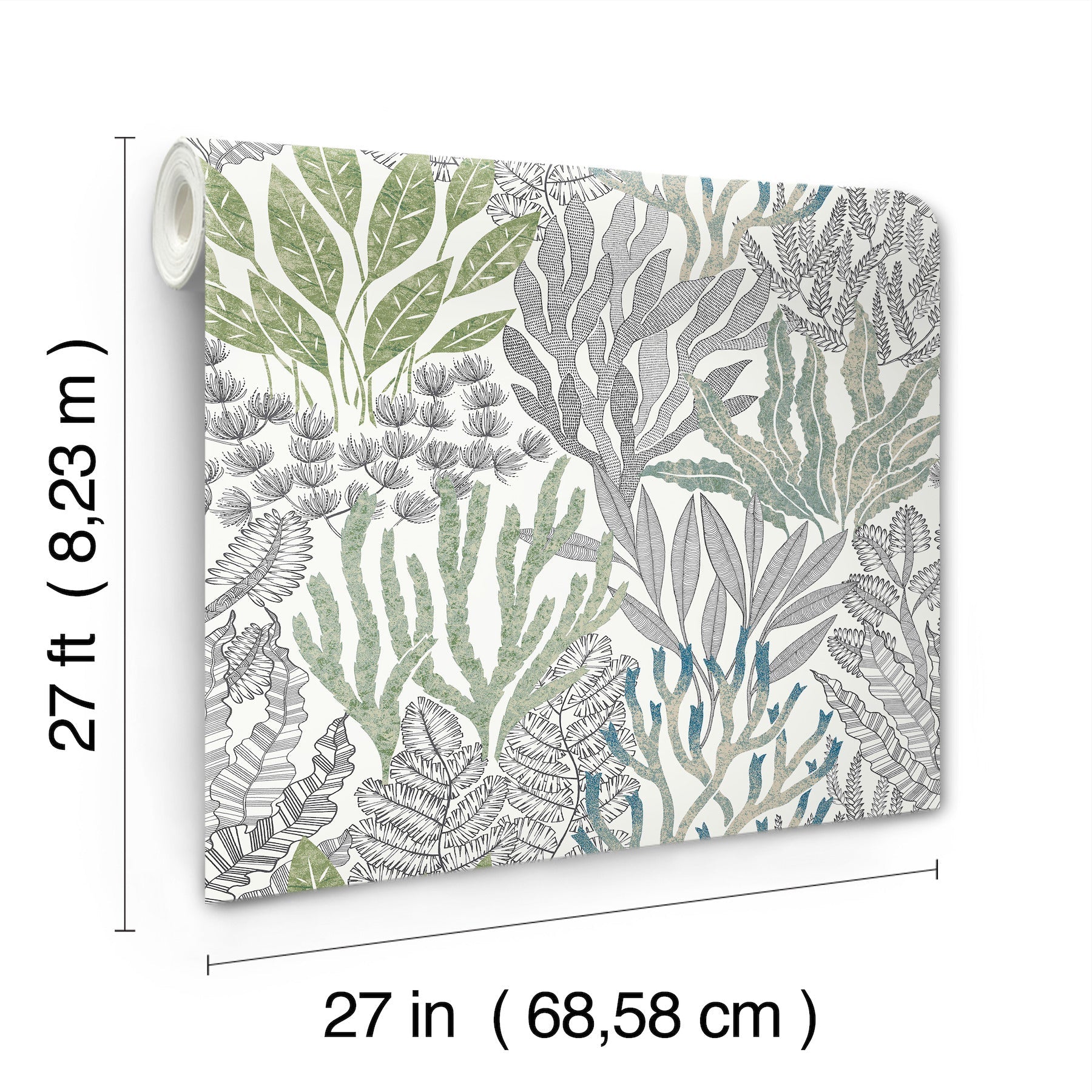 coral-leaves-wallpaper-blue-green-york-wallcoverings-rt7803