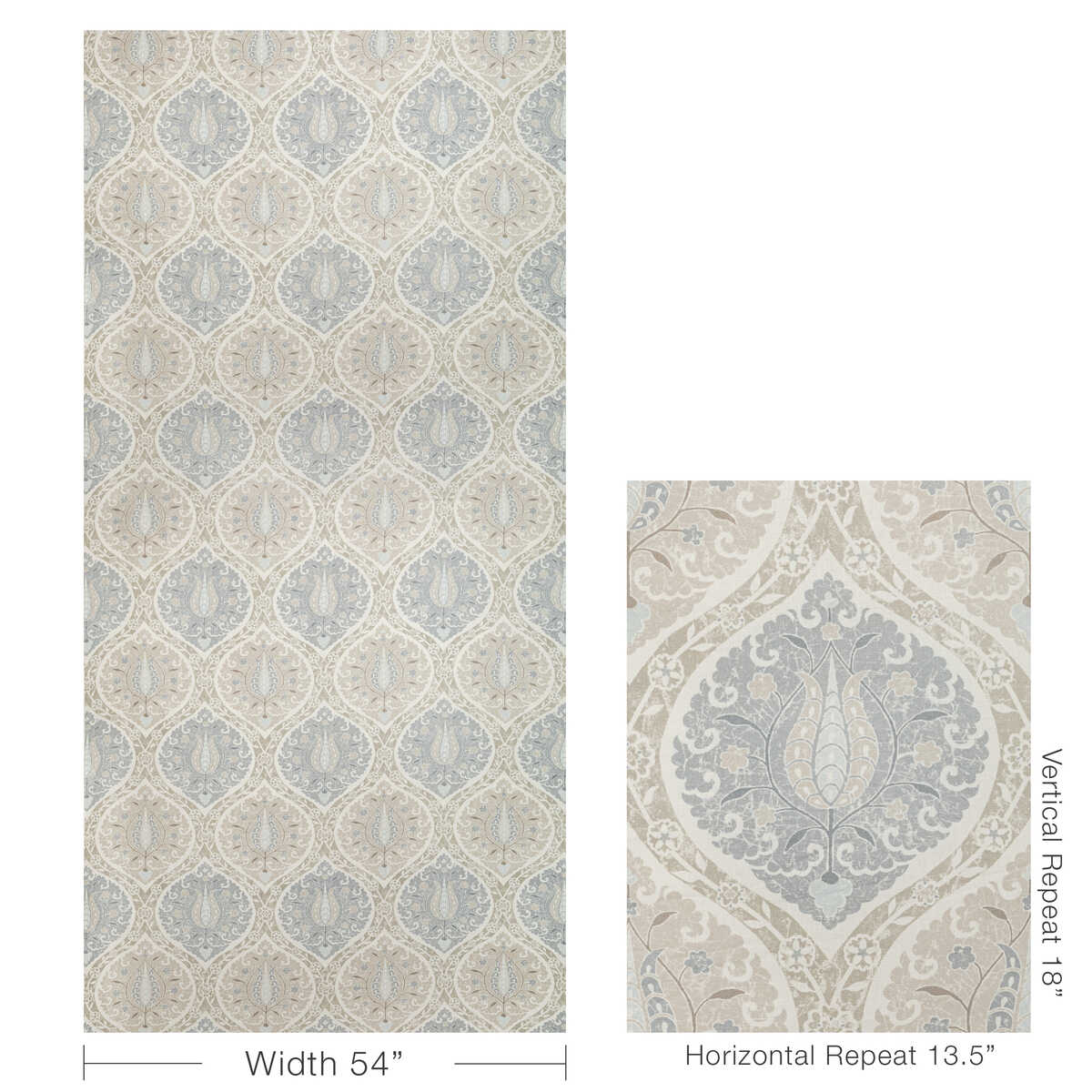 San Polo - Taupe - KRAVET BASICS Fabric