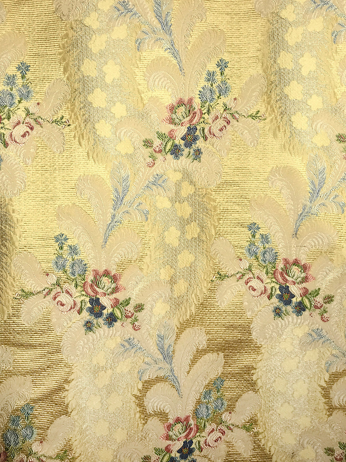 Cheverny - Pink & Blue On Yellow