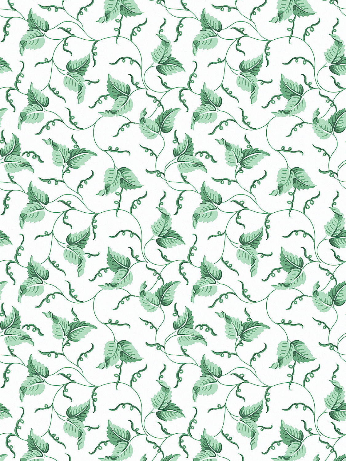 Angle Leaf Wallcovering - Jade