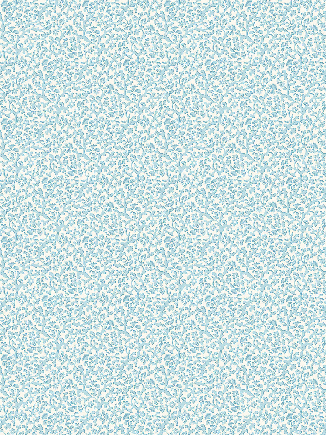 Bandbox Wallcovering - Aquamarine - Scalamandre Wallpaper