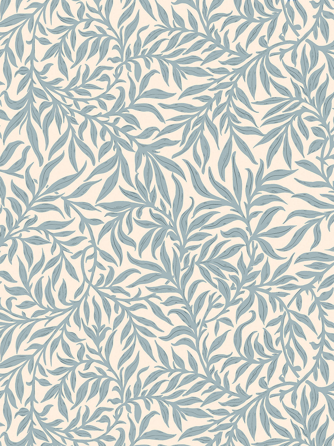 Willow Wallcovering - Misty Blue - Scalamandre Wallpaper