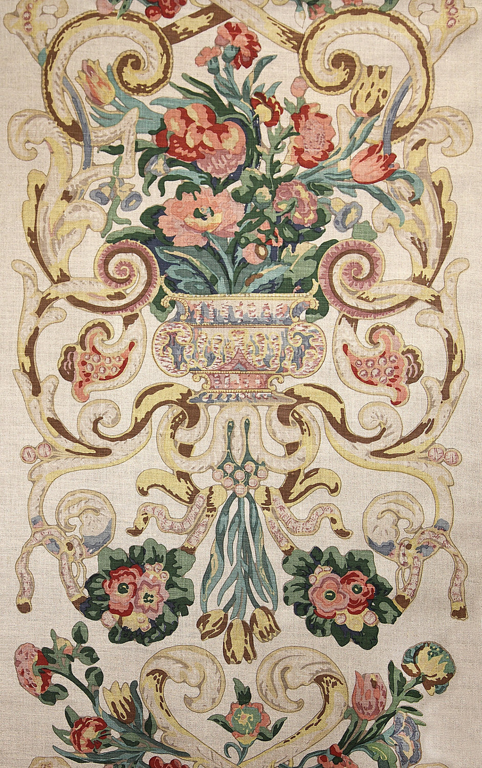 Baroque Floral Canvas - Multicolor