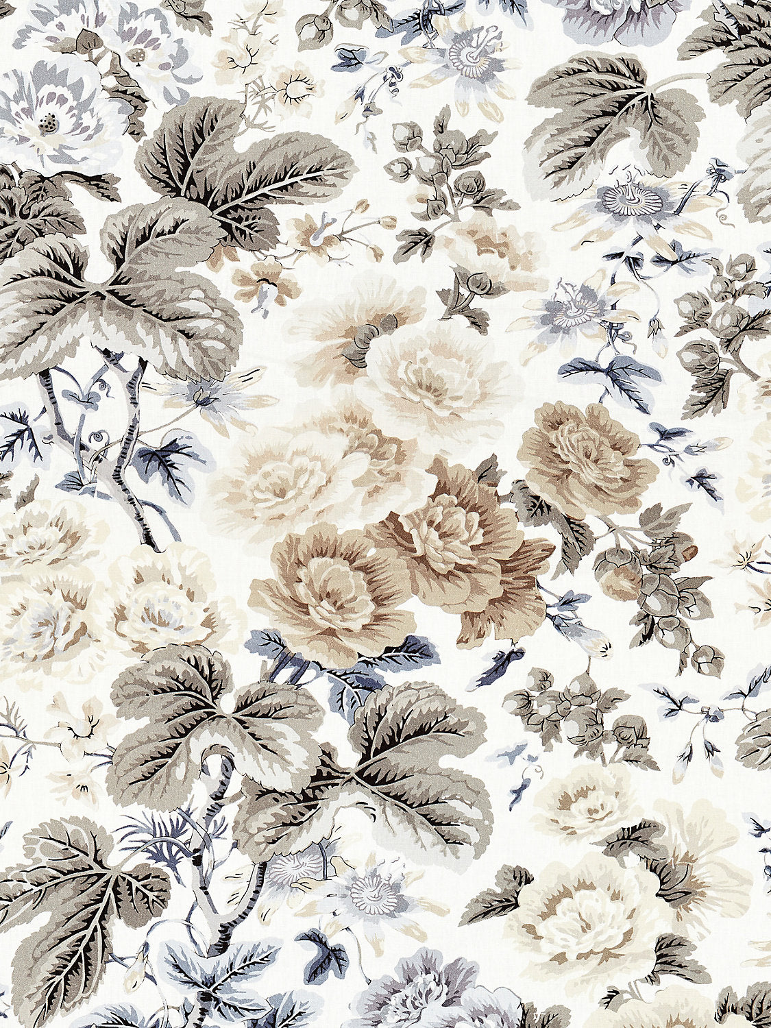 Highgrove Linen Print - Winter Sky - Scalamandre Fabric