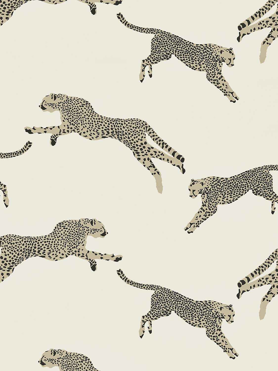 Leaping Cheetah Cotton Print - Dune by Scalamandre Fabric - Scalamandre Fabric