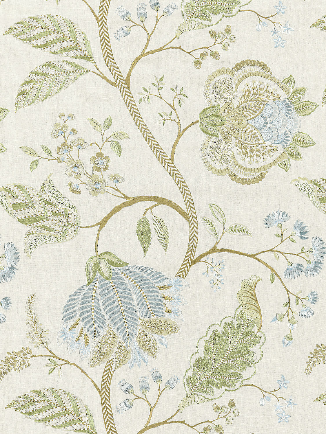 Palampore Embroidery - Summer Sage