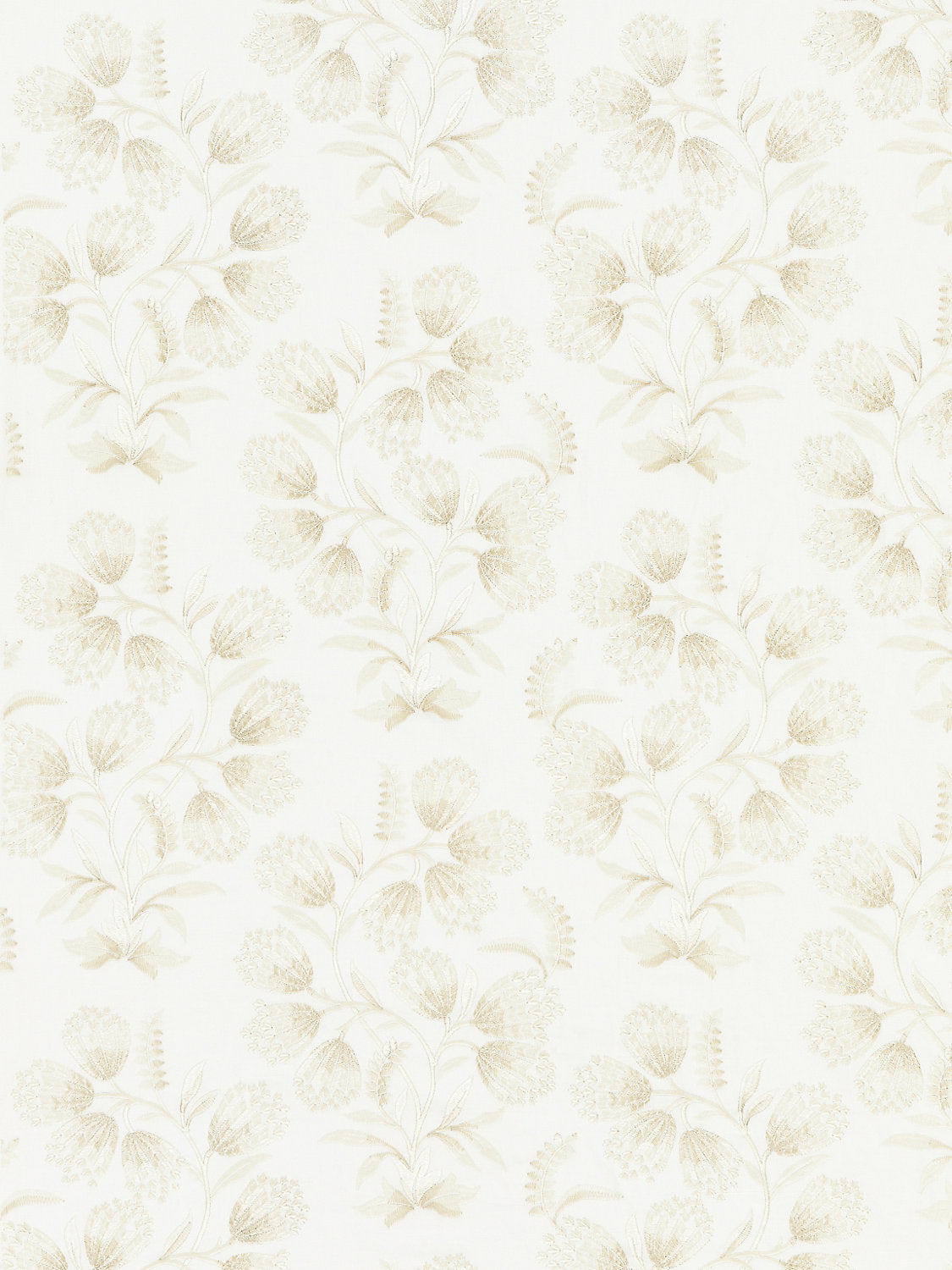 Hana Embroidery - Oat - Scalamandre Fabric