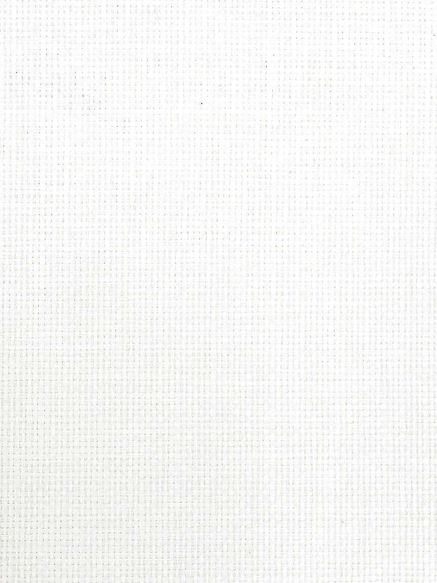 Basket Weave G1191 - White - Scalamandre Wallpaper