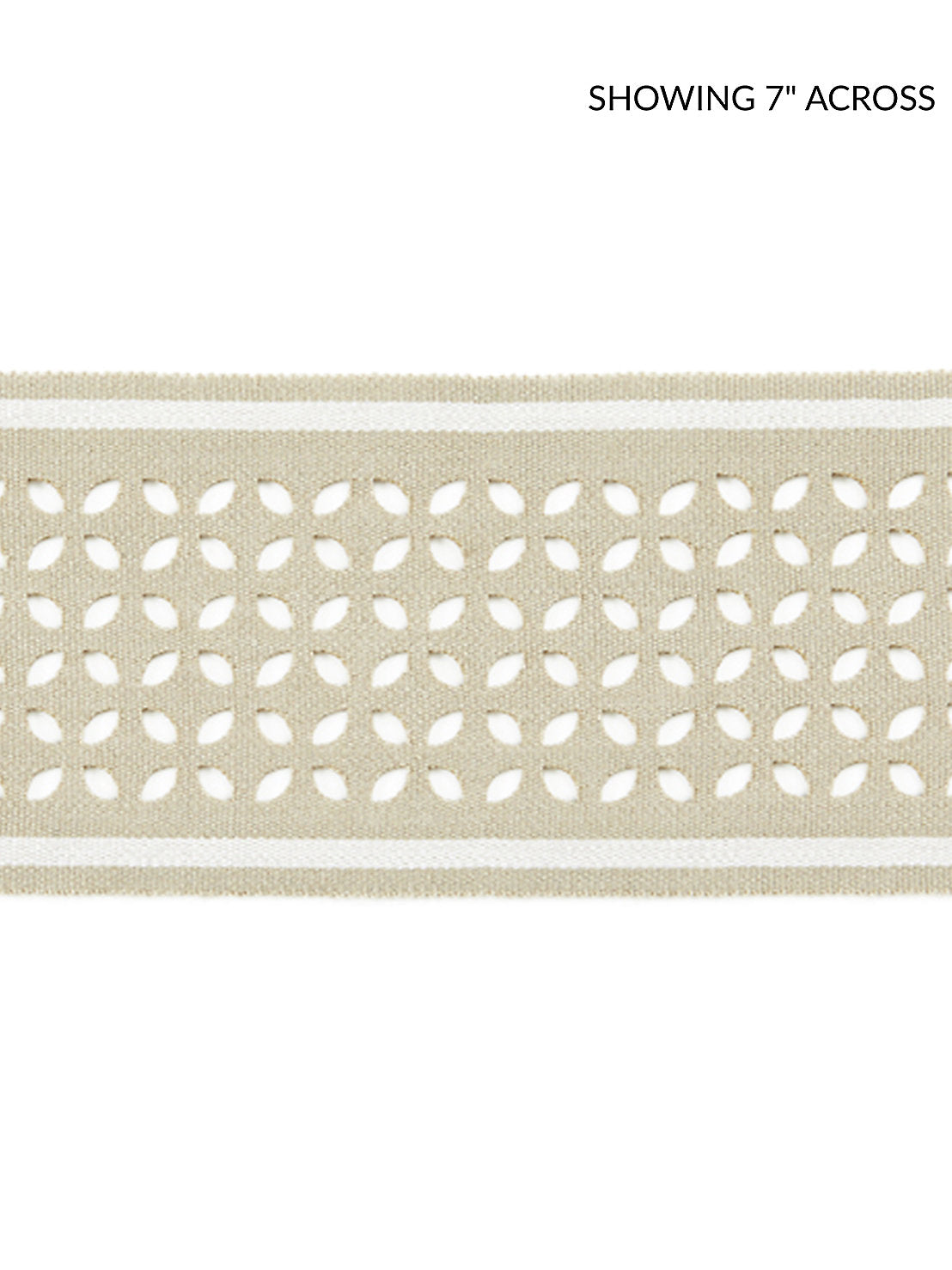 Cassis Laser Cut Tape - Linen