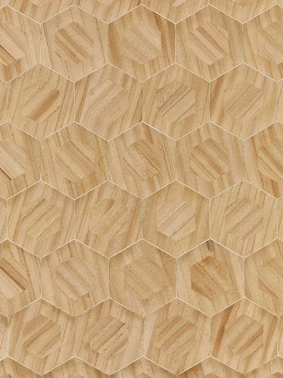 Hexad - Balsa - Scalamandre Wallpaper